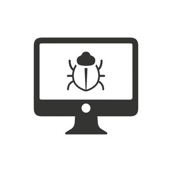 Computer Virus Infection Icon