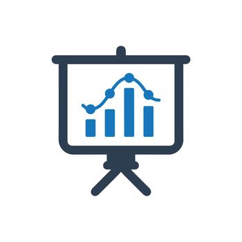 Presenting Business Report Icon