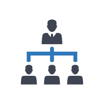 Business hierarchy icon
