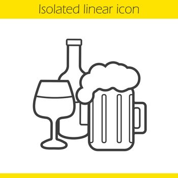 Alcohol linear icon