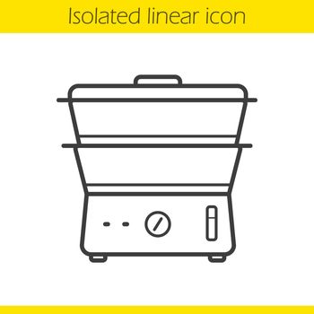 Steam cooker linear icon