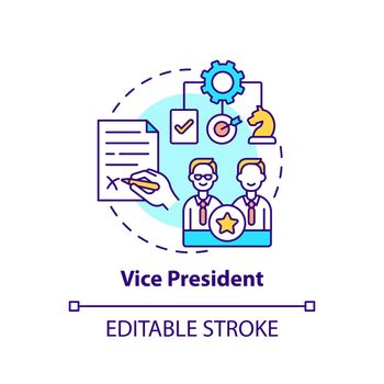 Vice president concept icon