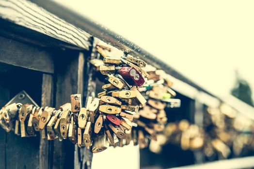 locks on lover bridge