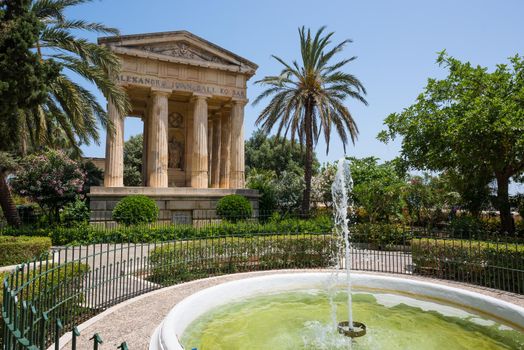 Lower Barrakka Gardens in Valletta