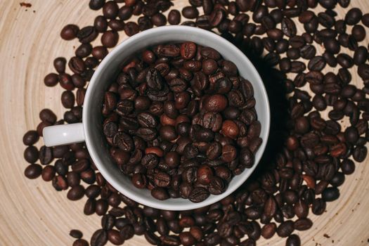 coffee beans breakfast fresh scent photograph of the object