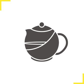 Brewing teapot icon