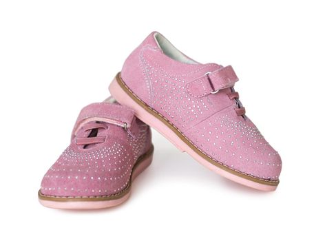 lovely pink childish shoes
