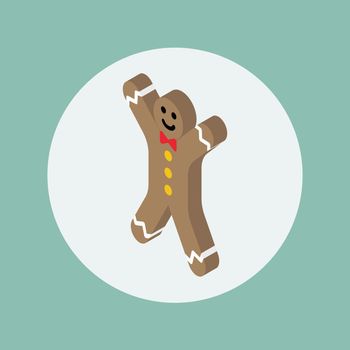 3D Christmas Gingerbread Man