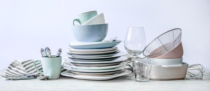 Set of beautiful kitchenware