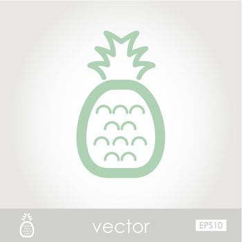 Vector Pineapple icon