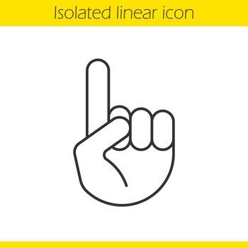 Attention linear icon
