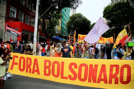 Protest against President Jair bolsonaro