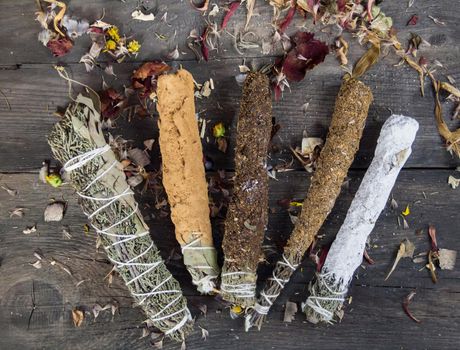 Sahumos, handmade incenses made with herbs and flowers, For cleaning rituals