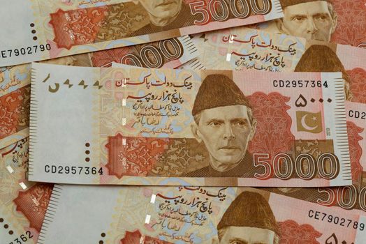Pakistani Rupees, Pakistani currency notes, 5000 Rupees