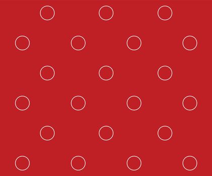 Red polka dots  pattern, colorful background - vector abstract background