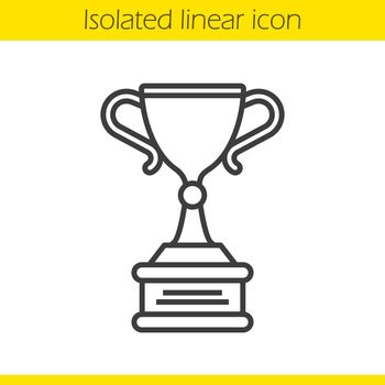 Champion cup linear icon