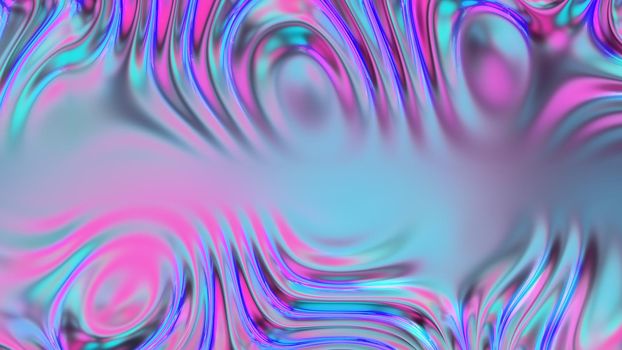 Abstract Displaced Neon Style Digital Background Flow