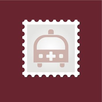 Ambulance medical stamp 