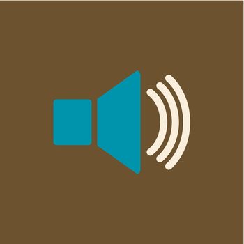 Audio speaker volume icon vector