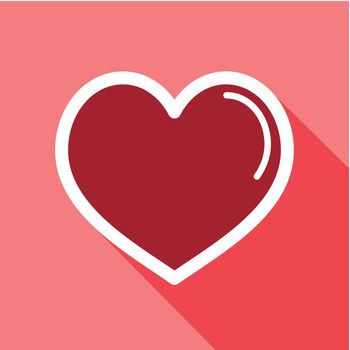 Heart icon, Love symbol Valentine Day