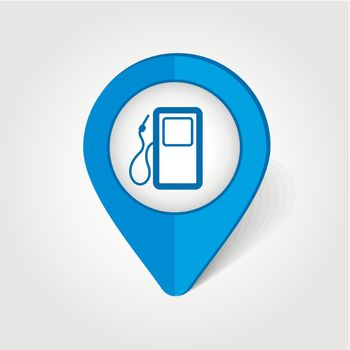 Gas Station map pin icon