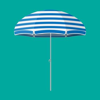 Umbrella from the sun in a flat style. Vector.