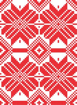 Set of Ethnic ornament pattern in different colors. Vector illustration
