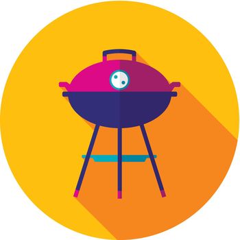 Barbecue grill icon. Summer. Holiday