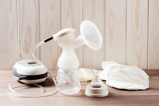 Breast pump set (without milk)