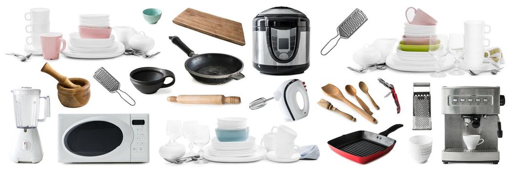Kitchen household appliances set