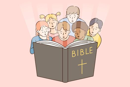 Religious education and bible concept.