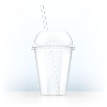 Realistic Clear Plastic Cup