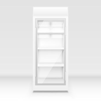 Display Vertical Shop Window Refrigerator