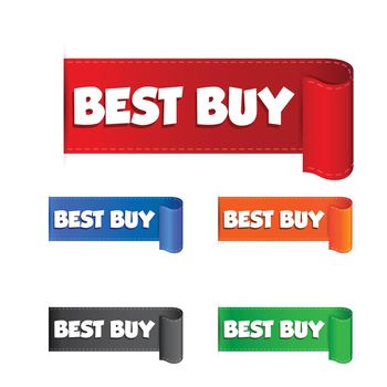 Best buy sticker. Label vector illustration on white background