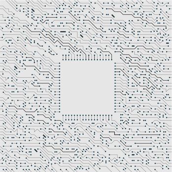 Electronic Circuit Board Seamless Pattern