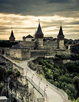 view on Kamenetz-Podolsky fortress
