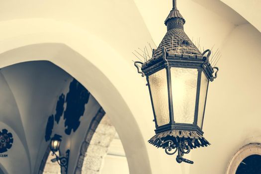old ceiling lantern