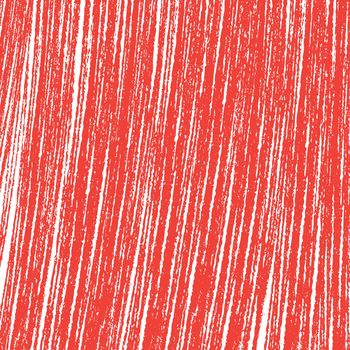 Scratch sketch grunge red and white texture. Abstract line vector illustration.