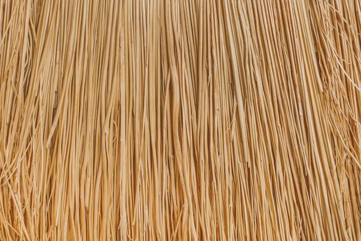 Broom from millet plant natural light yellow texture background