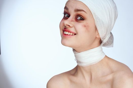 portrait of a woman cosmetic surgery facial surgery beauty studio lifestyle