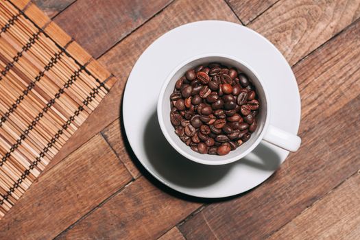natural coffee brown mocha beans caffeine pattern