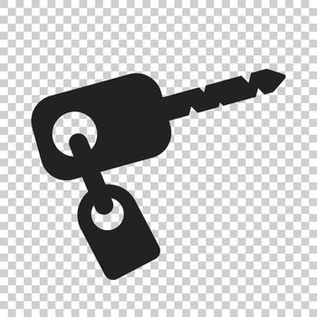 Key vector icon. Key flat illustration.