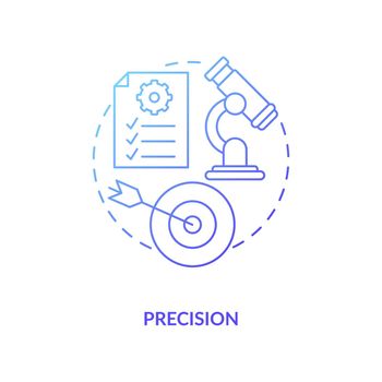 Precision concept icon