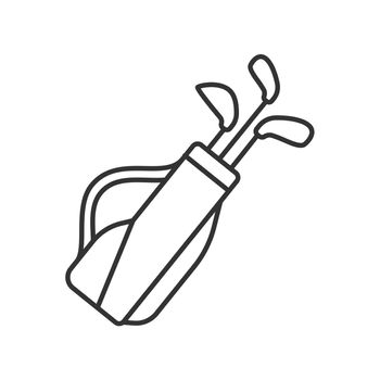 Golf bag linear icon