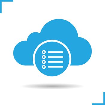 Cloud storage options icon