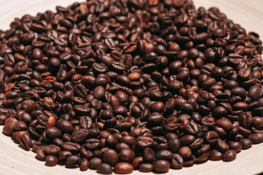 coffee beans freshly brewed beverage caffeine pattern