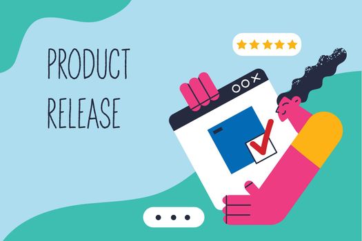 Product release in business concept