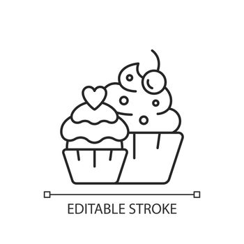 Muffins linear icon