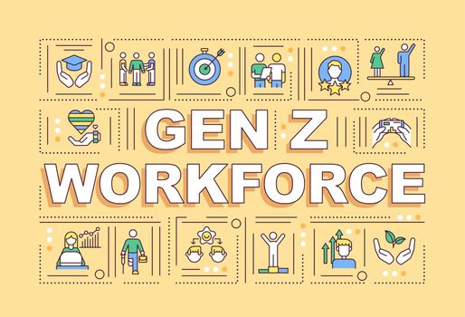 Gen z workforce concepts banner