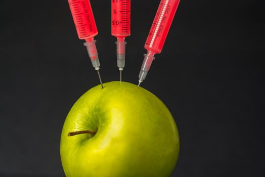 Genetic manipulation with an apple